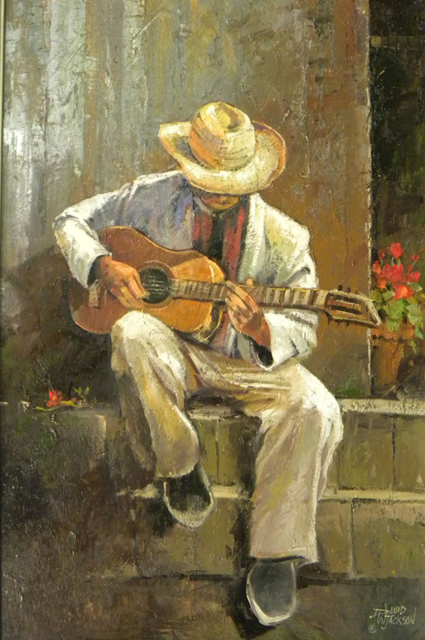 Guitar Man, 36 x 24