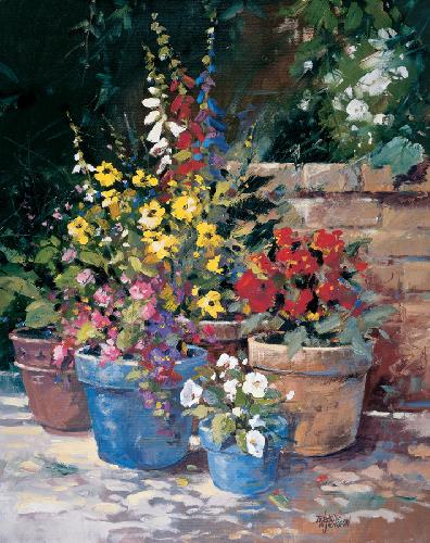 Blue Pots