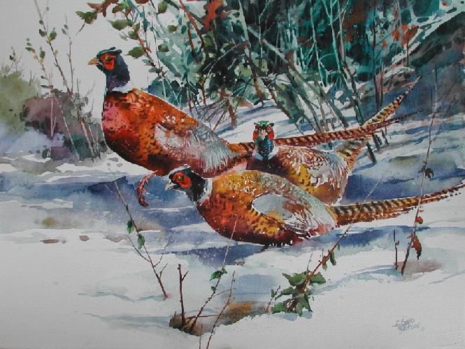 hen-hunters-22x30wc-david-jackson