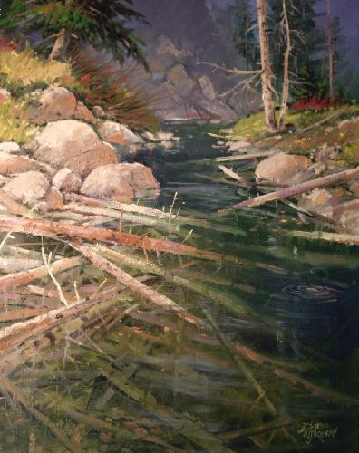 hidden-lake-30x24-david-jackson