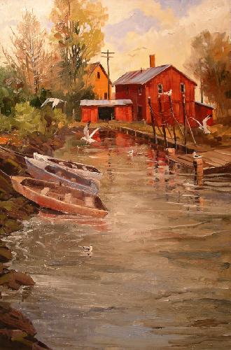 private-docking-30x20-david-jackson