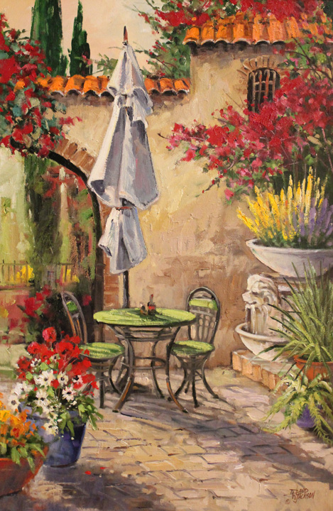 Empty Table, 36 x 24 oil