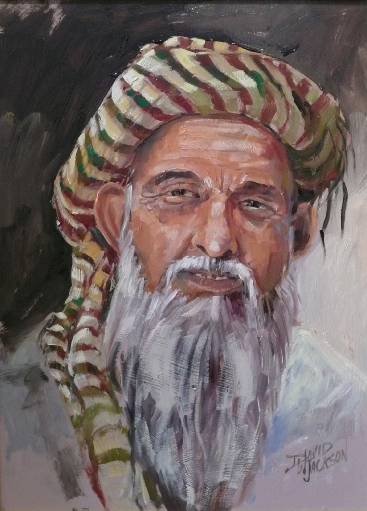 Pakistan Truck Driver, 16 x 12 oil