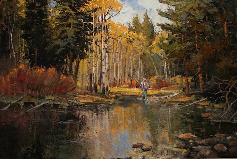 Soft Water Morning, 20 x 30 oil