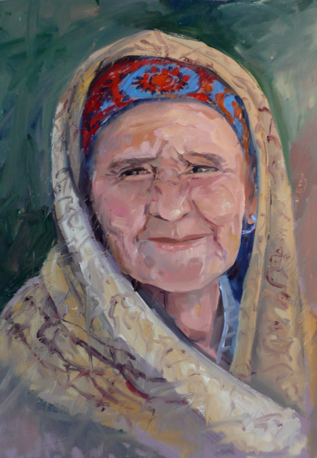 Stella's Smile, 12 x 16 oil