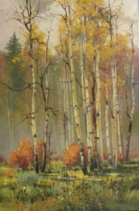 Aspen Mist, 36 x 24 oil