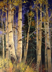 Autumn's Last Touch, 48 x 36 oil