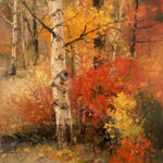 2024 Blazing Autumn, 19 x 17 oil